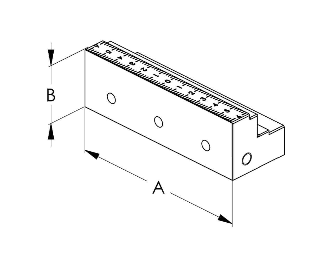 Wendebacke grip, Höhe 40 mm, grip 3 mm und glatt 18 mm – Bild 2