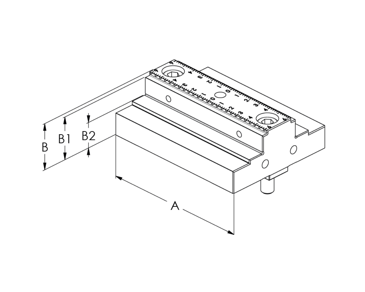 Mittelbacke Stufe grip 3 mm – Bild 2