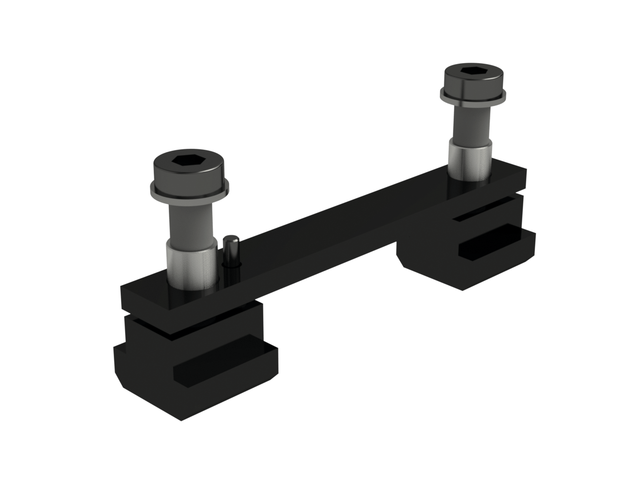 Ausricht- und Zentrierset für T-Nut zu gredoc 1-fach Platte 96 x 96mm
