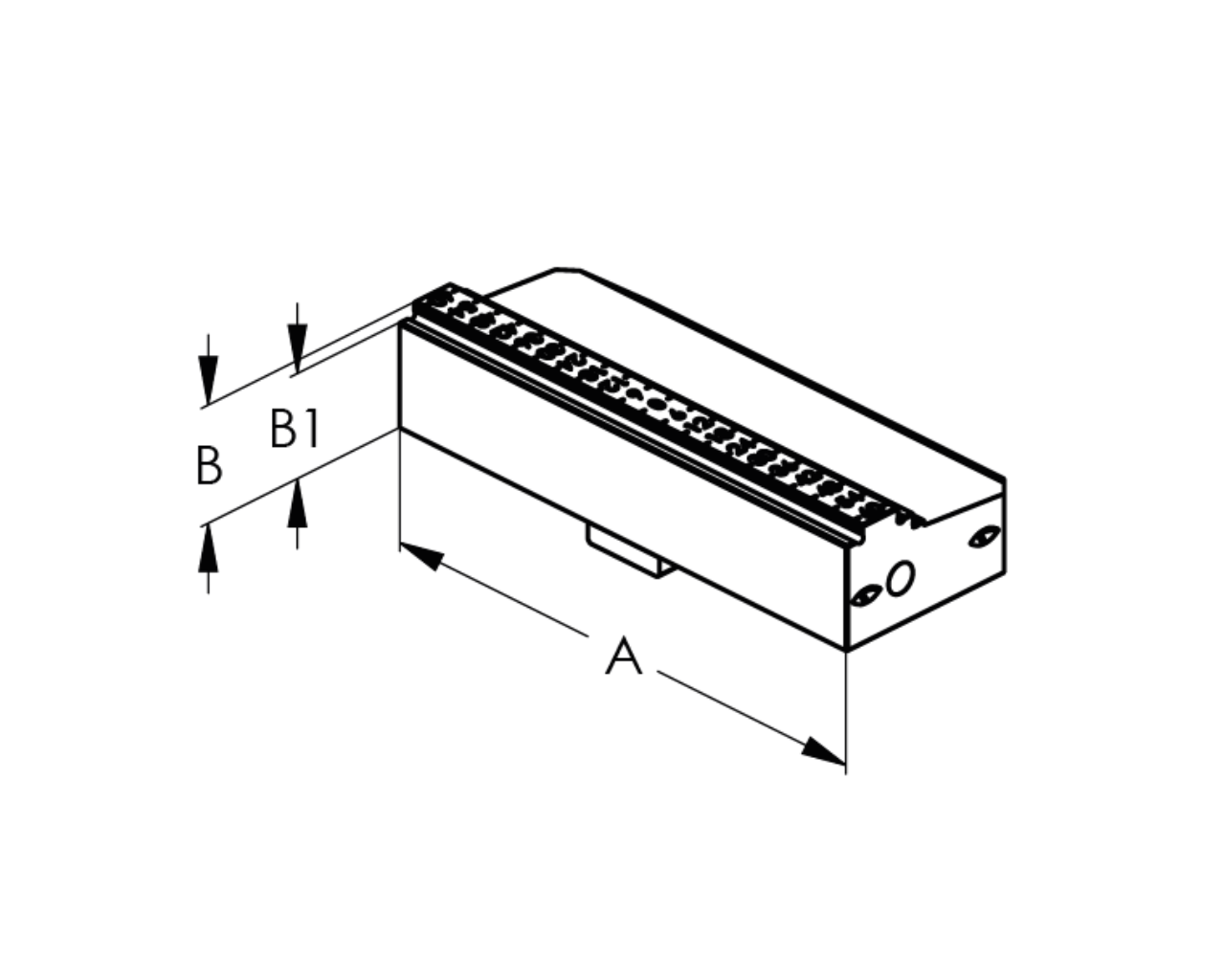 SWB Wendebacke Prägeprofil LANG grip 3 mm, Breite 125 mm – Bild 2